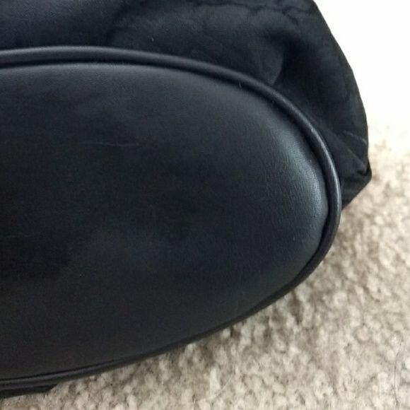 Nine West Black Shoulder Bag Hobo Buckle Accent - Picture 3 of 8